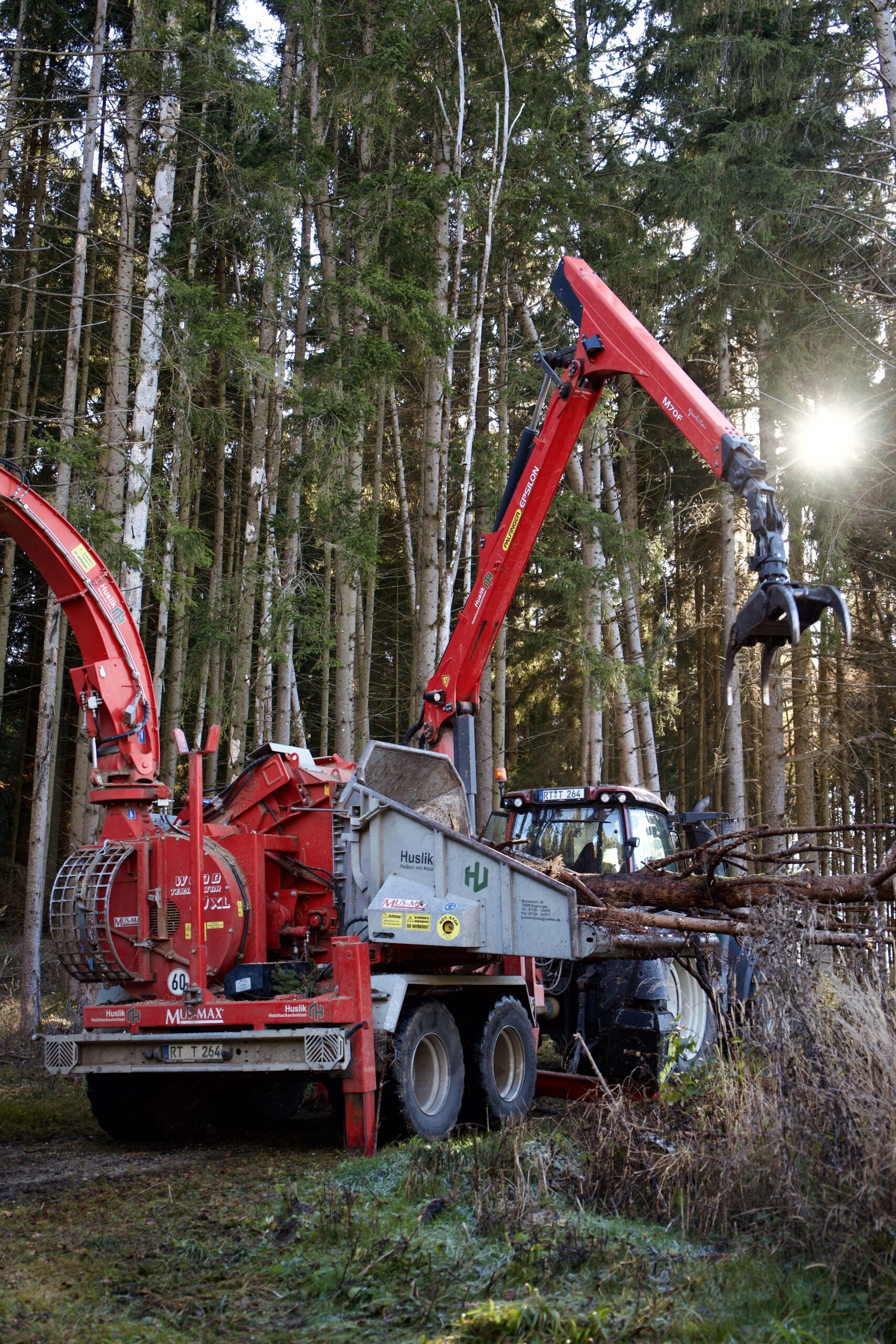 Lohnhacken im Einsatz